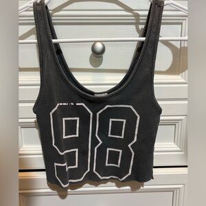 “98” distressed garage tee